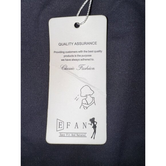 Efan Black High-Neck Sleeveless Crop Top XL Yoga Gym Athletic‎ Sports Stretch - Picture 5 of 7